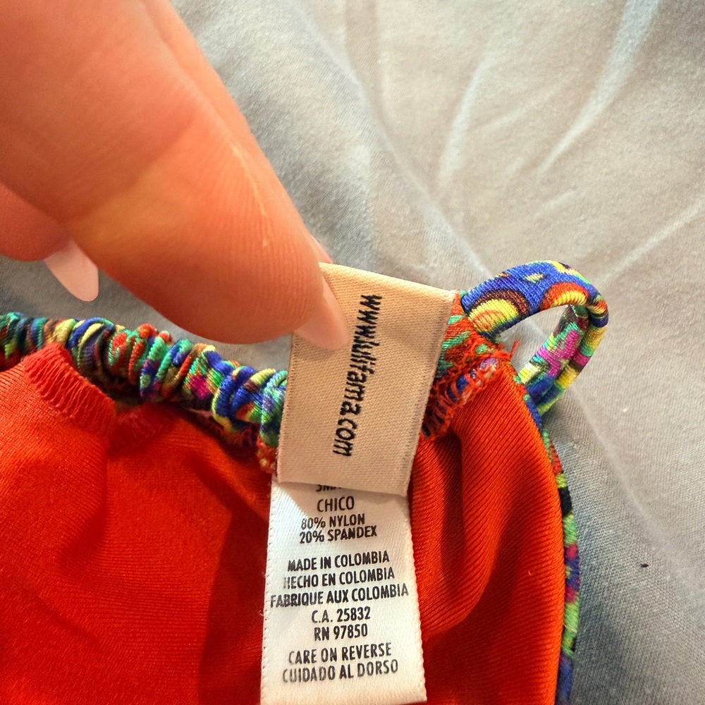 Luli Fama Colorful Strappy Crystal Bikini Set - Picture 9 of 9